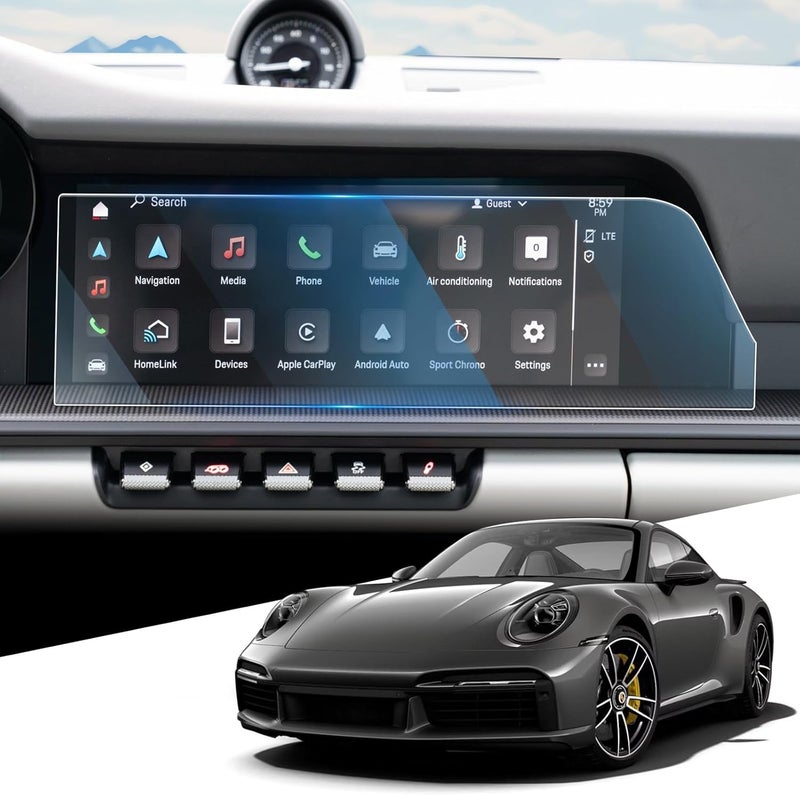 WEIPIN For Glossy Tempered Glass 2021 2022 2023 2024 2025 Porsche 911 10.9 Inch Touchscreen Screen Protector - 911 Accessories - Image 1